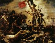 Eugene Delacroix Liberty Leading the People,july 28,1830 France oil painting artist